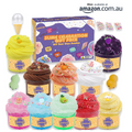 HUPPI BB® Gift Box 10 Pack Scented Mixed Slime Kit Butter, Cloud, Bingu Slime,Fidget Toy Kids Party Birthday Gifts