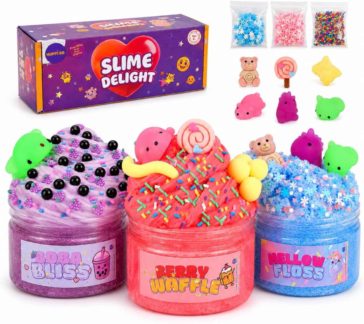 HUPPI BB 3-pack slime kit